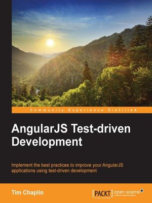 cover image of AngularJS Test-driven Development